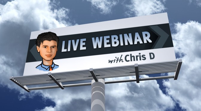 Two Free Trading Webinars With Chris D This Week – Register Here
